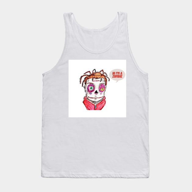 Hi I'm a zombie Tank Top by KylePrescott